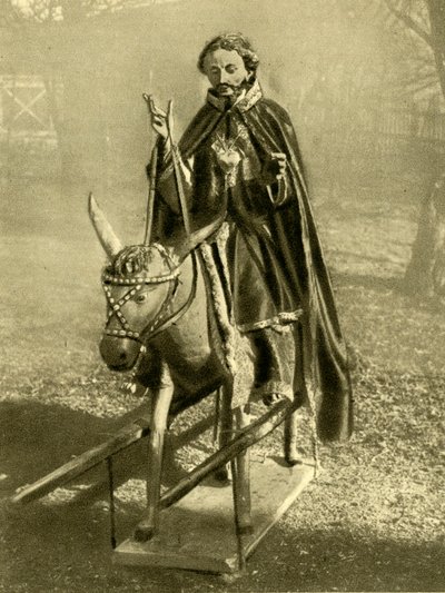 Beeld van Christus op een Ezel, Puch bei Hallein, Oostenrijk, ca. 1935 door Unbekannt