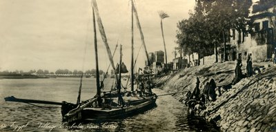 Egypte - Dorp Embaba nabij Caïro, ca. 1918-1939 door Unbekannt