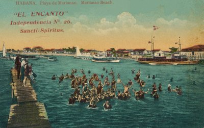 El Encanto Independencia, Sancti-Spiritus. Playa de Marianao. Havana, c1910 door Unbekannt