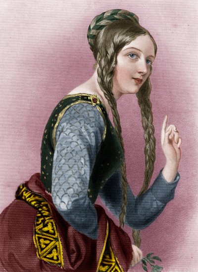 Eleanor van Aquitanië, koningin van Hendrik II van Engeland door Unbekannt