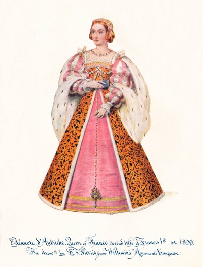 Eleanor van Oostenrijk, koningin van Frankrijk, tweede vrouw van Frans I, 1911 door Unbekannt