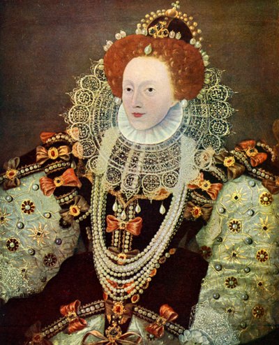 Elizabeth I, koningin van Engeland en Ierland, ca. 1588, ca. 1902-1905 door Unbekannt