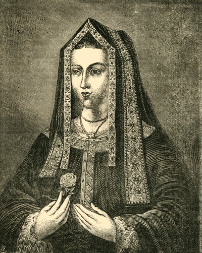 Elizabeth, vrouw van Henry VII, 1881 door Unbekannt