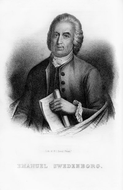 Emanuel Swedenborg, Zweedse wetenschapper, filosoof en mysticus, 1854 door Unbekannt