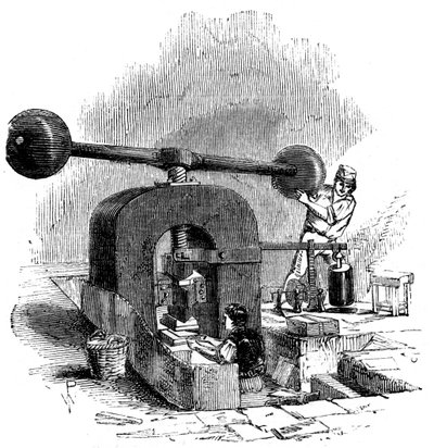 Reliëfpers, 1886 door Unbekannt