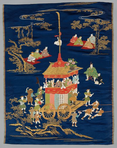 Geborduurde Fukusa, eind 1800s-begin 1900s door Unbekannt