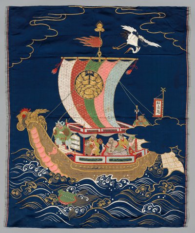 Geborduurde Fukusa, eind 1800s-begin 1900s door Unbekannt