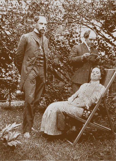 Emil, Anna en Nikolai Medtner, 1900s door Unbekannt