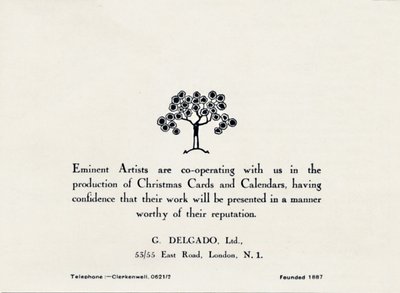 Beroemde kunstenaars - G Delgado, Ltd., 1935 door Unbekannt