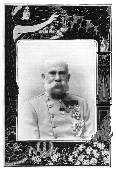Keizer Franz Josef I van Oostenrijk, 1900 door Unbekannt