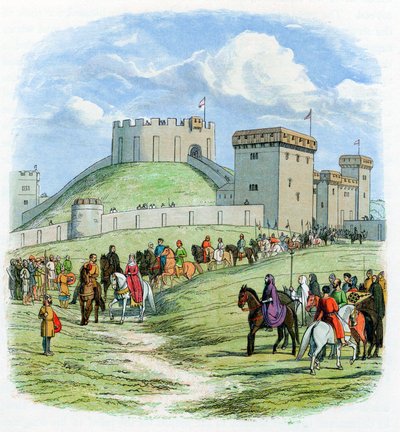 Keizerin Matilda, dochter en onterfde erfgename van Hendrik I van Engeland, ca. 1860 door Unbekannt