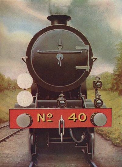 Motor koplampen en schijven op de Southern Railway, 1926 door Unbekannt