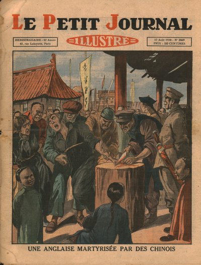 Engelse vrouw gemarteld door de Chinezen, 1930 door Unbekannt