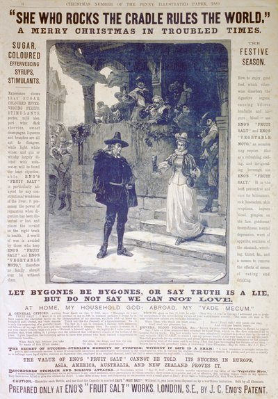 Enos Fruit Salt advertentie, 1889 door Unbekannt