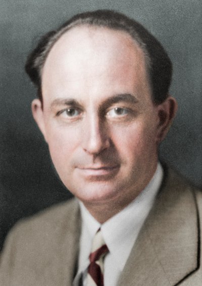 Enrico Fermi, Italiaans-gebore Amerikaanse kernfysicus, ca. 1938 door Unbekannt