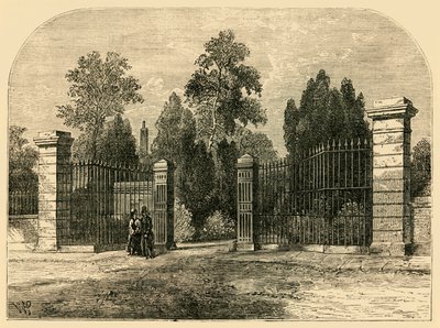 Ingang van Brompton Cemetery door Unbekannt