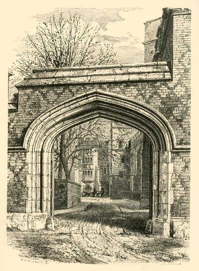 Ingang naar Westons Yard, 1911 door Unbekannt
