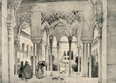 Ingang van het Hof van de Leeuwen, ca. 1830, 1907 door Unbekannt