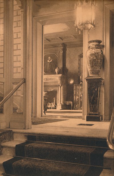 Ingang naar de foyer van de Cubaanse ambassade in Brussel, België, 1927 door Unbekannt