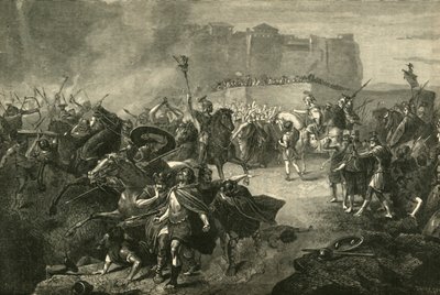 Intocht van Belisarius in Rome, 536 AD, 1890 door Unbekannt