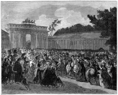 Intocht van het Franse leger in Berlijn, 27 oktober 1806 door Unbekannt