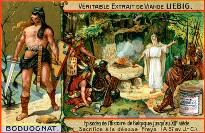 Episodes in de geschiedenis van België tot de 13e eeuw: Boduognatus, ca. 1900 door Unbekannt