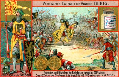 Episodes in de geschiedenis van België tot de 13e eeuw: Jan I van Brabant, ca. 1900 door Unbekannt