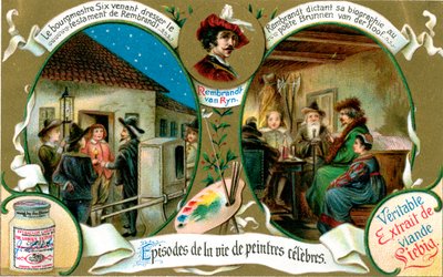 Episodes uit het Leven van Beroemde Schilders: Rembrandt, ca. 1900 door Unbekannt