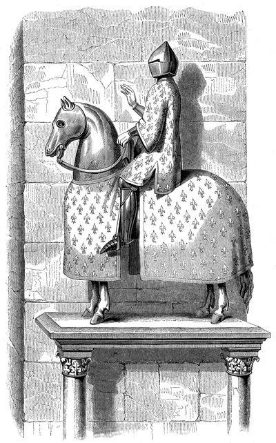 Ruiterstandbeeld van koning Filips de Schone, 1575 1849 door Unbekannt