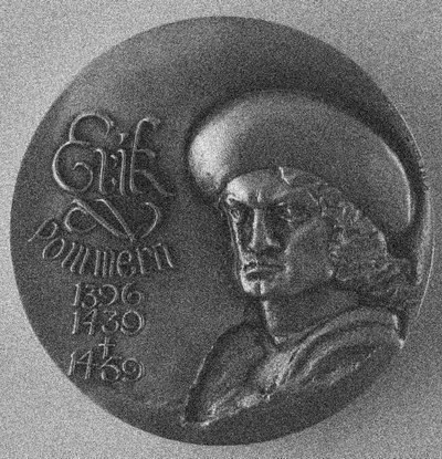 Erik van Pommeren 1382-1459. Historische Medaille, 1978 door Unbekannt