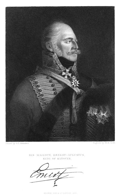 Ernst Augustus, Koning van Hannover door Unbekannt