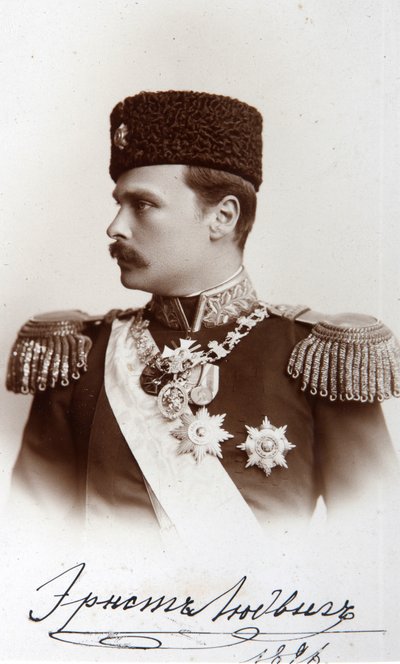 Ernest Louis I, Groothertog van Hessen en bij de Rijn, 1896 door Unbekannt