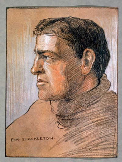 Ernest Shackleton, Britse ontdekkingsreiziger, ca. 1909 door Unbekannt