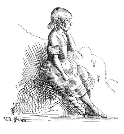 Ets door Koningin Victoria, 1840, 1900 door Unbekannt