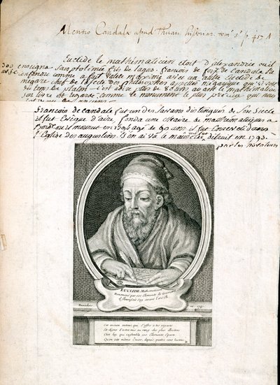 Euclides, Griekse wiskundige, 1740 door Unbekannt