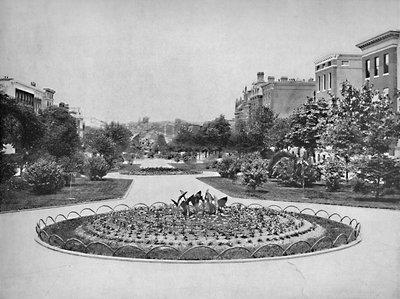 Eutaw Place kijkend naar het noorden, Baltimore, Md., ca. 1897 door Unbekannt