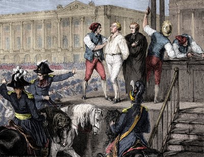 Executie van Lodewijk XVI van Frankrijk, Parijs, 21 januari 1793 door Unbekannt