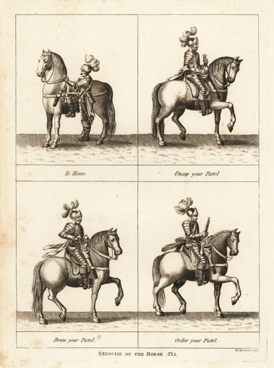 Oefening van het paard door Unbekannt