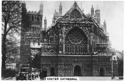 Kathedraal van Exeter, 1936 door Unbekannt