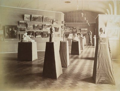Tentoonstellingshal, Huis van de Vereniging van Literatuur en Kunsten, Rusland, 1910s door Unbekannt