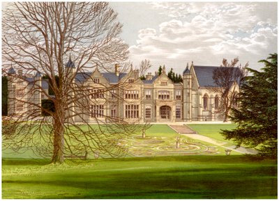 Exton House, Rutland, huis van de Graaf van Gainsborough, ca. 1880 door Unbekannt