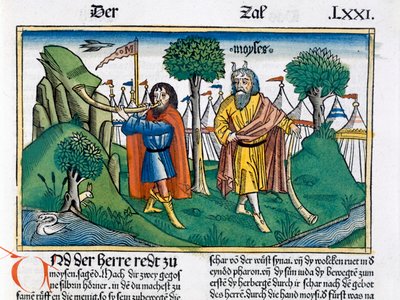 Facsimile kopie van Numeri 2 de kampopdrachten van de Israëlieten door Unbekannt