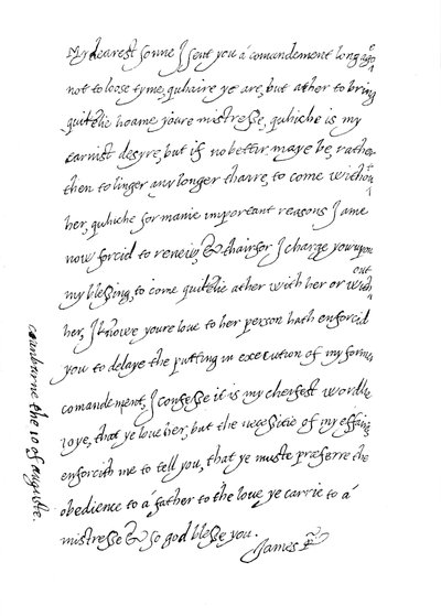 Facsimile van een brief, gedateerd 10 augustus 1623, 1904 door Unbekannt