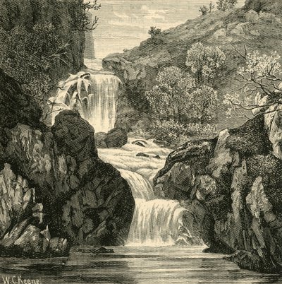 Herfst in de Devils Glen, 1898 door Unbekannt
