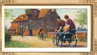 Familie Tandem met Zijspan, 1939 door Unbekannt