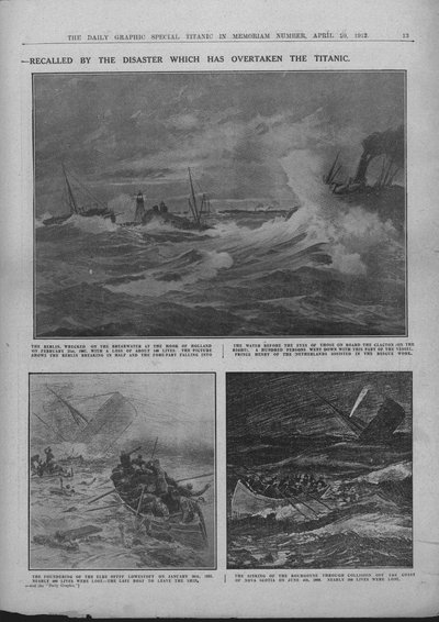 Beroemde Scheepswrakken van Vervlogen Dagen: Enkele Historische Rampen op Zee door Unbekannt