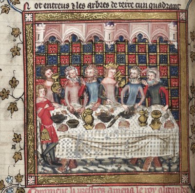 Feest in Oxford Een cyclus van Alexander-romances, ca. 1400 door Unbekannt