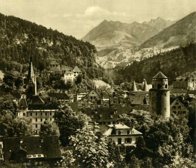 Feldkirch, Vorarlberg, Oostenrijk, c1935 door Unbekannt