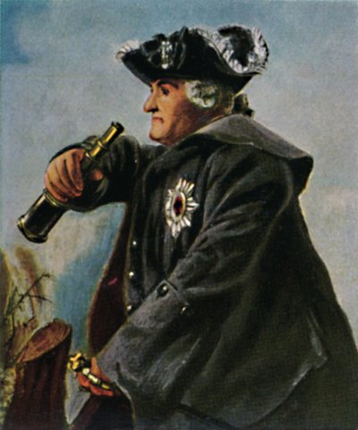 Veldmaarschalk Keith 1696-1758. - Schilderij van Menzel, 1934 door Unbekannt