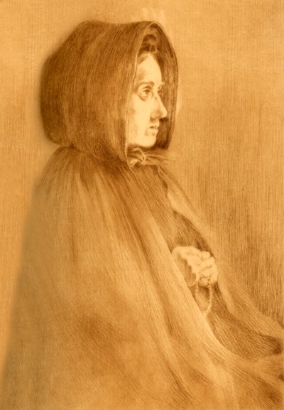 Vrouw in Gebed, 1908 door Unbekannt